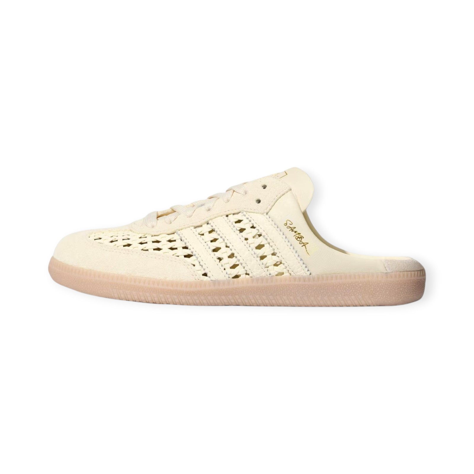 Adidas Wmns Samba OG Mule Woven Off White Lifestyle Shoes KH7719 Adidas Wmns Samba OG Mule Woven Off White Lifestyle Shoes KH7719