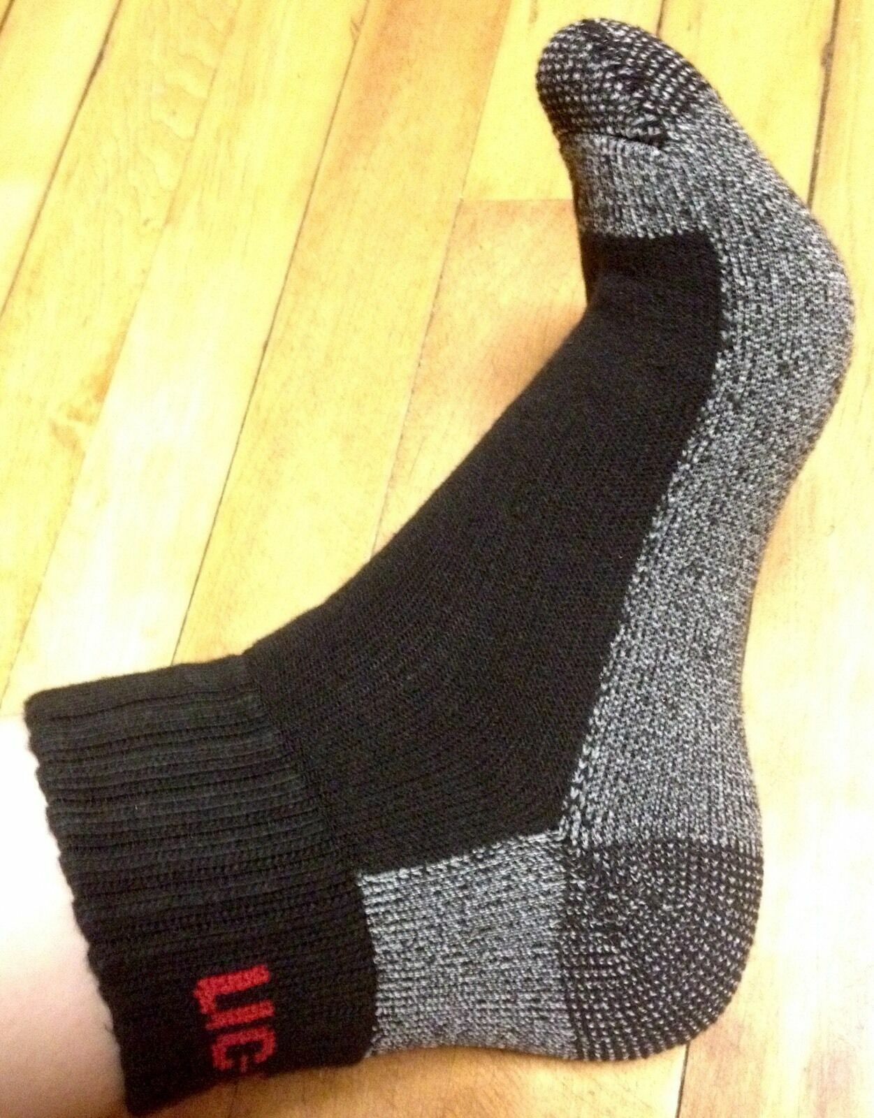 6 Pairs Mens Black Snap On Tools Ankle Socks Large  to USA   New