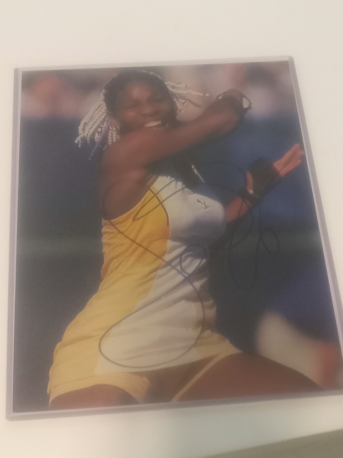 serena williams signed photo serena williams signed photo