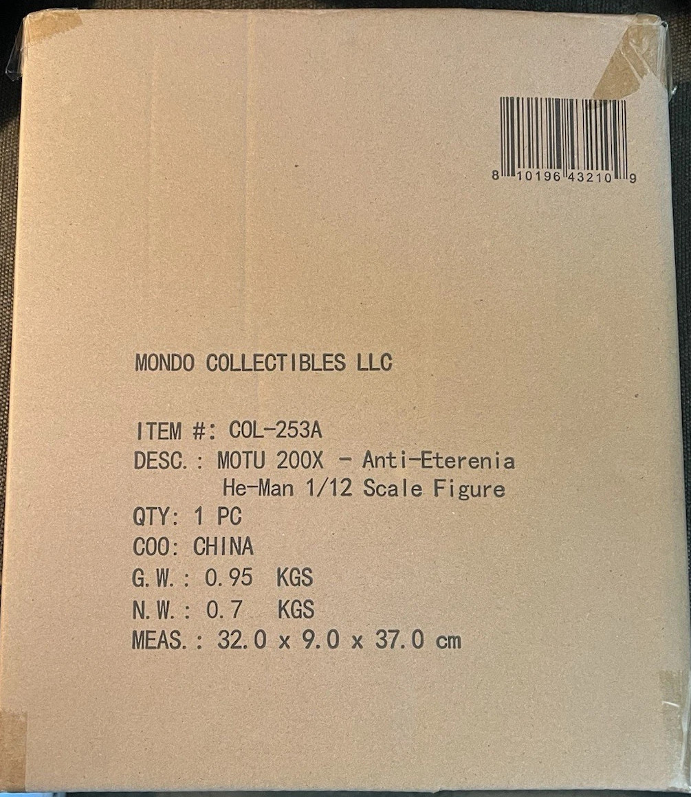 MONDO MOTU 200x Anti-Eternia He-Man 1:12 Scale Figure MOTUFest Exclusive 2026