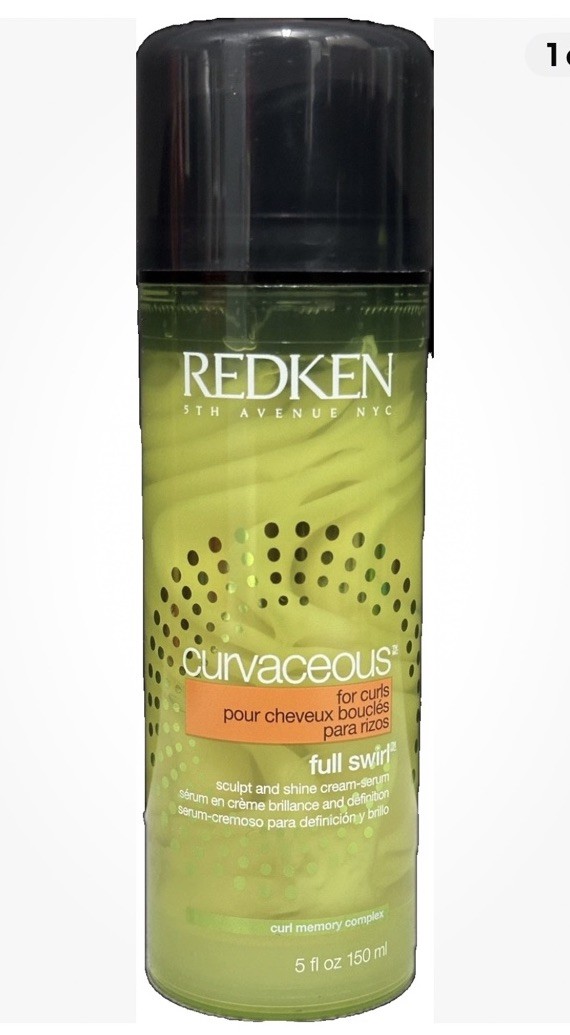 5 fl oz Redken curvaceous full swirl sculpt and shine cream-serum