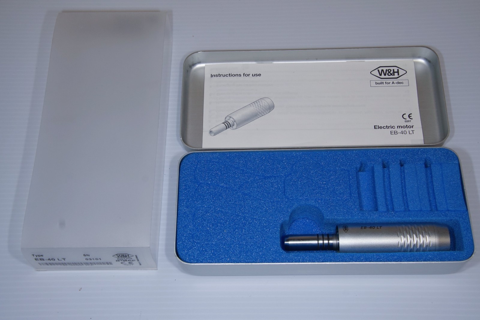 Genuine W&H adec EB-40 LT Optical Micro Motor #03101, Excellent