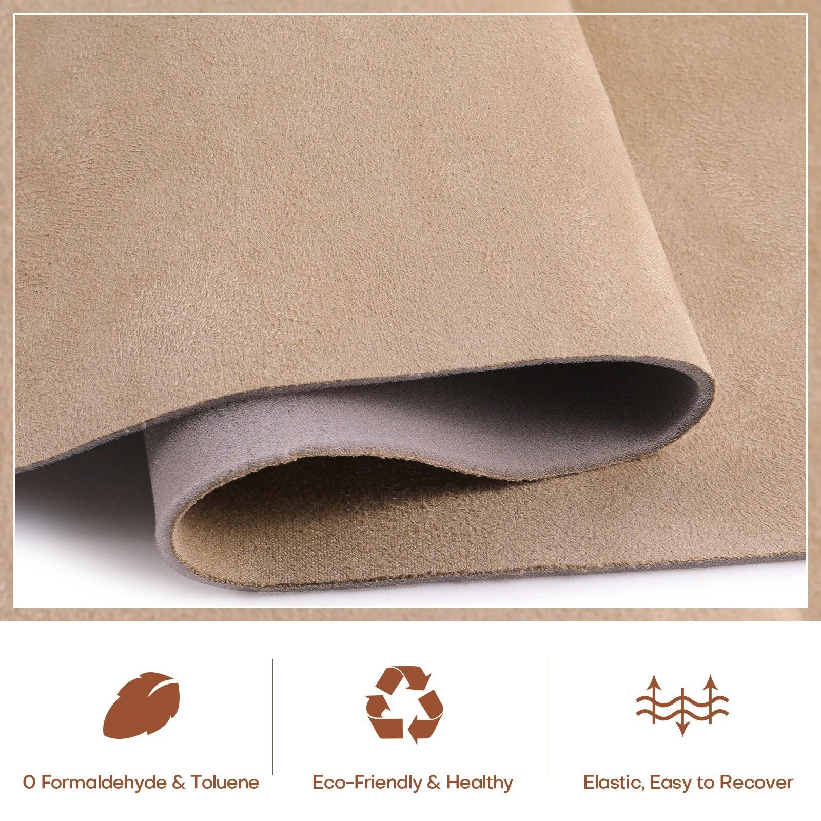 Automotive Suede Headliner Fabric with Foam Backing Car DIY Replacement Brown Automotive Suede Headliner Fabric with Foam Backing Car DIY Replacement Brown