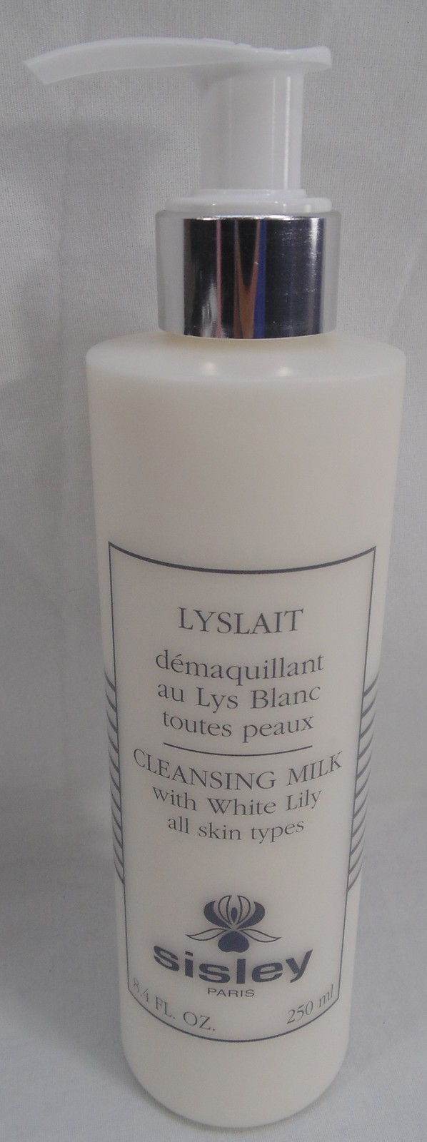New Sisley Paris Lyslait Démaquillant Cleansing Milk White Lily 250ml 8.4 Oz