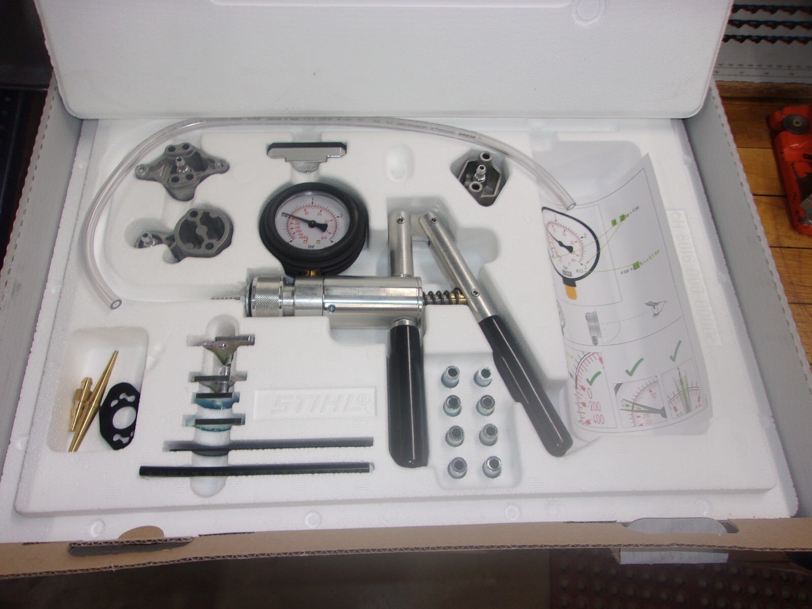 Stihl OEM Specialty Tool Vacuum Pump Pressure Tester Kit 0000-890-1701 #GM-VB0B