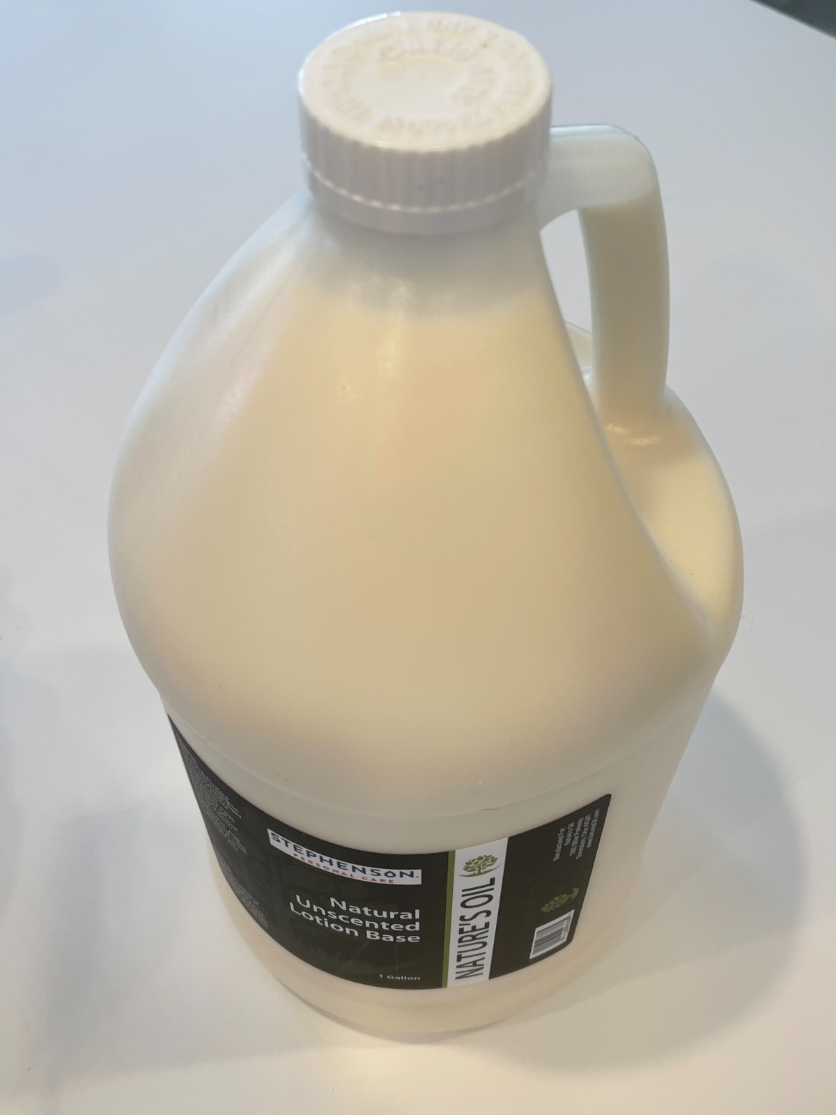 Stephenson Personal Care Natural Unscented Lotion Base - 1 gallon - Sealed new