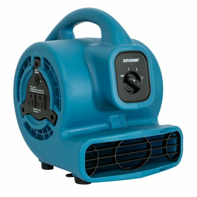 XPOWER P-80A,600 CFM,Low 1.2 Amp Mini Air Mover Carpet Dryer Floor Blower-Black XPOWER P-80A,600 CFM,Low 1.2 Amp Mini Air Mover Carpet Dryer Floor Blower-Black