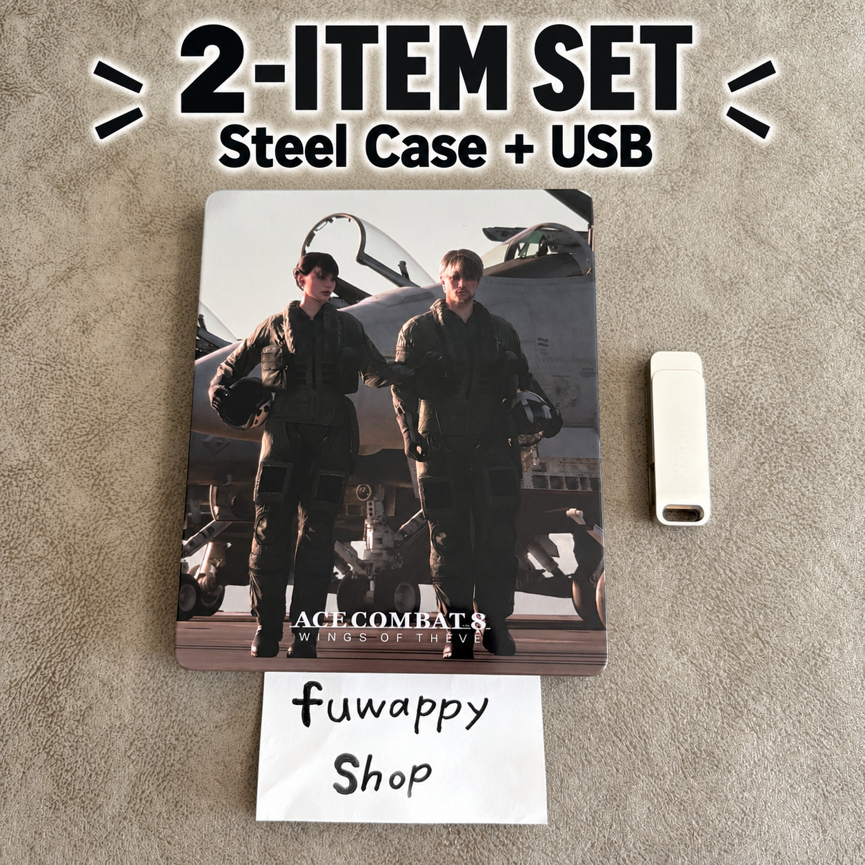 PS5 Ace Combat 8 Wings of Theve Multi Steel Case USB Soundtrack Set Japan