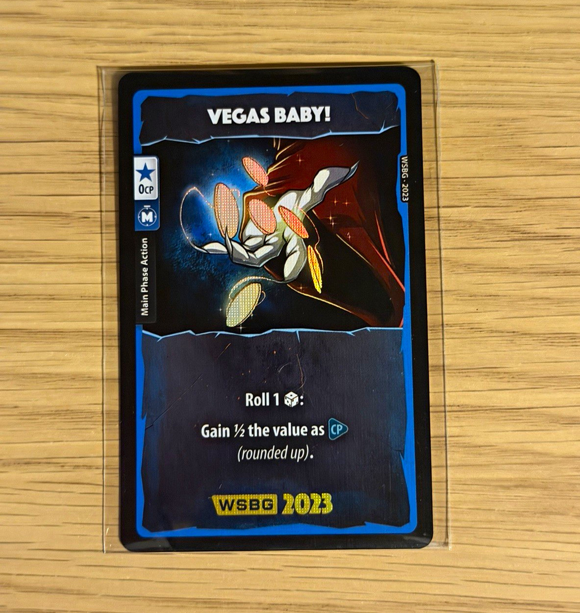 NEW - Dice Throne WSBG Vegas Baby Promo Card NEW - Dice Throne WSBG Vegas Baby Promo Card