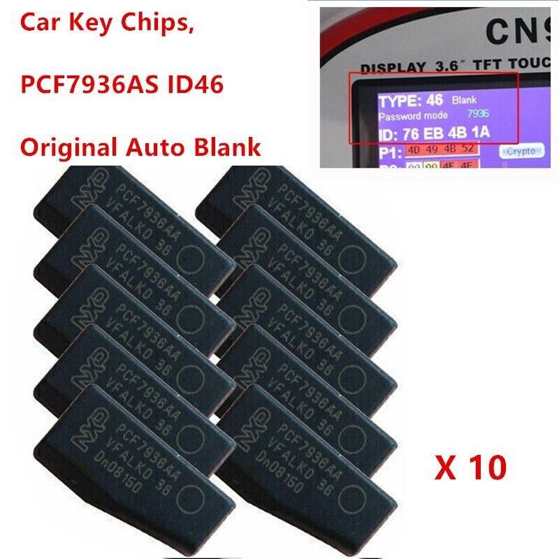 10PCS Original PCF7936 PCF7936 ID46 Blank Key Transponder HITAG 2 Chip 10PCS Original PCF7936 PCF7936 ID46 Blank Key Transponder HITAG 2 Chip