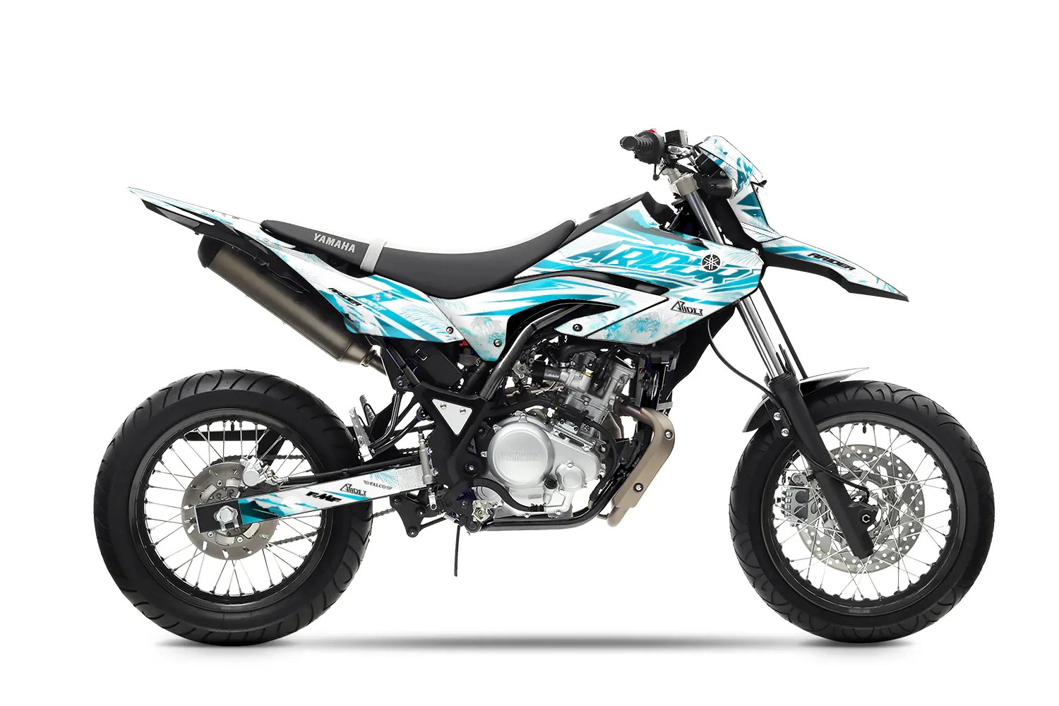 Decor to fit Yamaha WR 125 X - Pine Edition / Turquoise / 2008 - 2016
