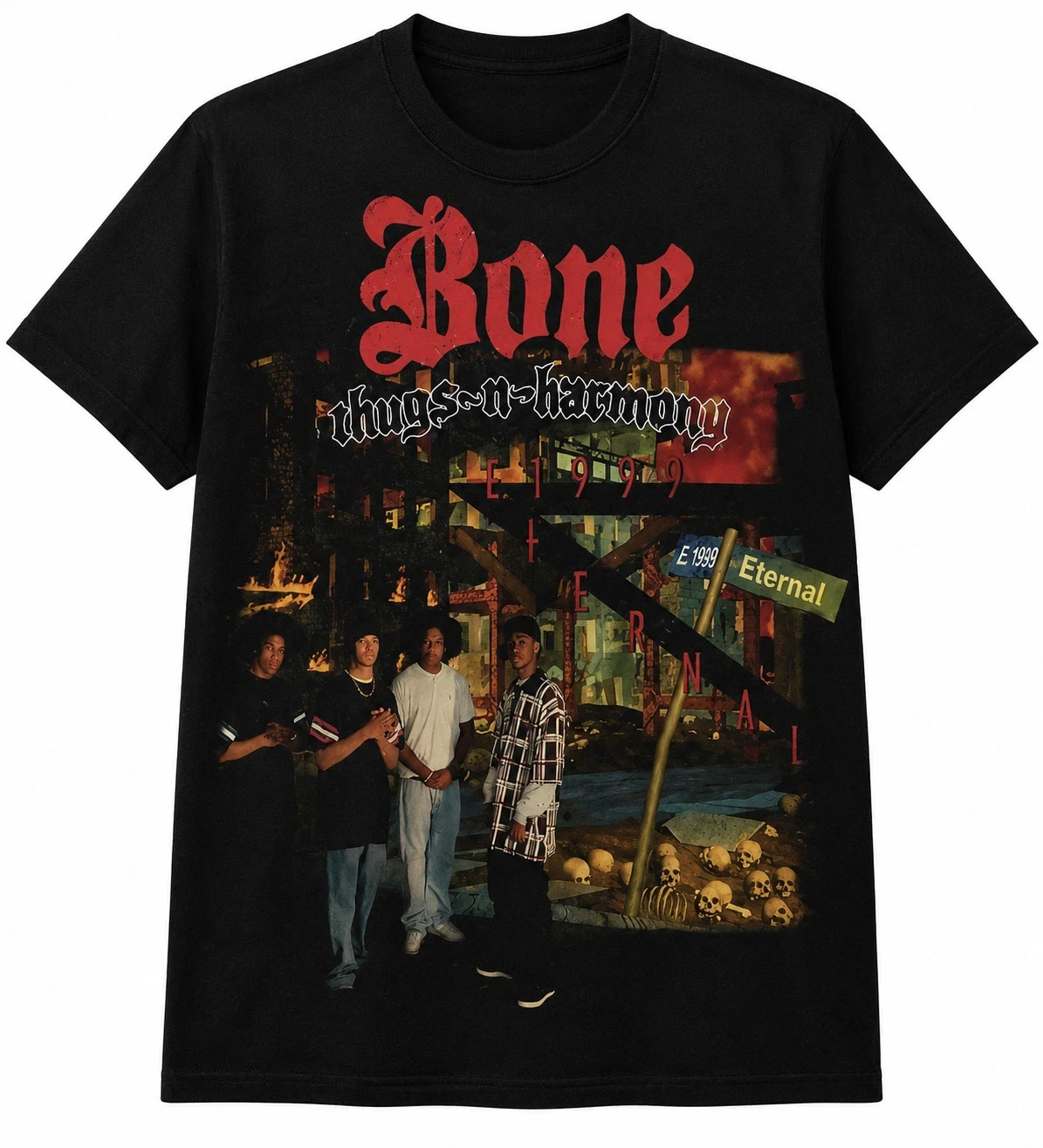 Vintage Hip Hop Graphic T-Shirt Inspired by 90s Rap Culture Streetwear Tee