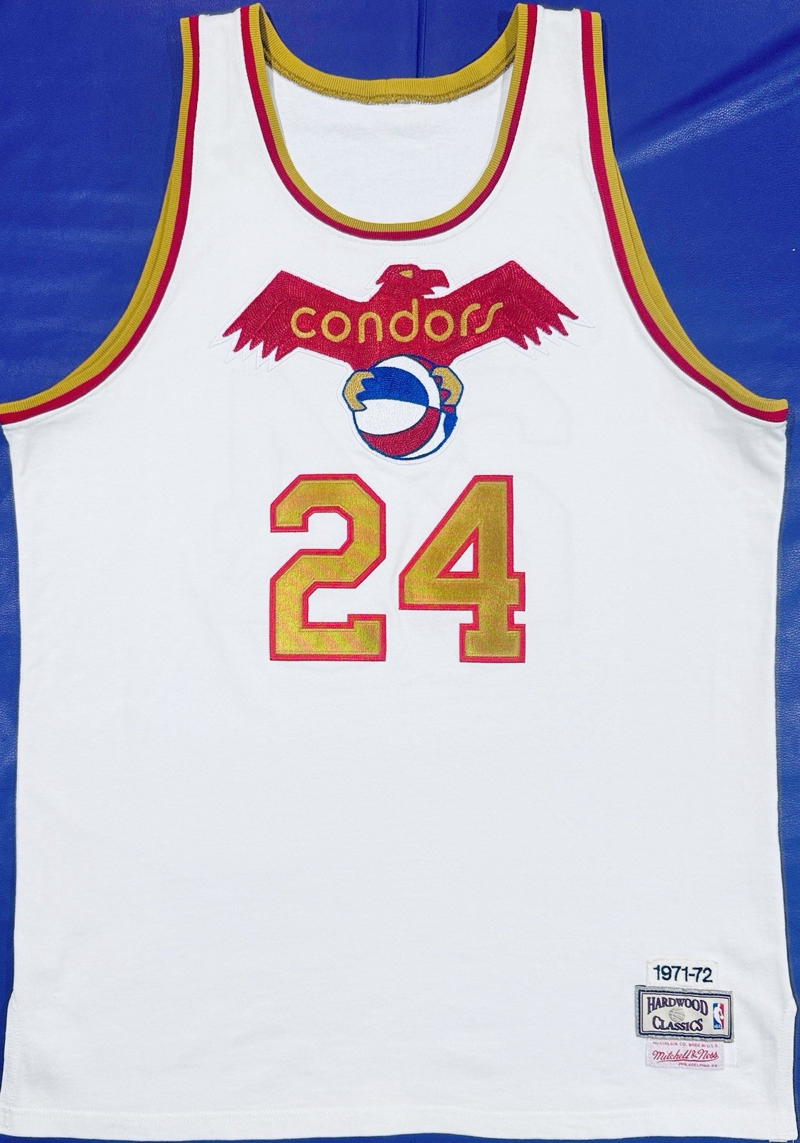 Authentic 1971-72 MIKE LEWIS Pittsburgh Condors Mitchell & Ness Jersey 48 ABA US Authentic 1971-72 MIKE LEWIS Pittsburgh Condors Mitchell & Ness Jersey 48 ABA US