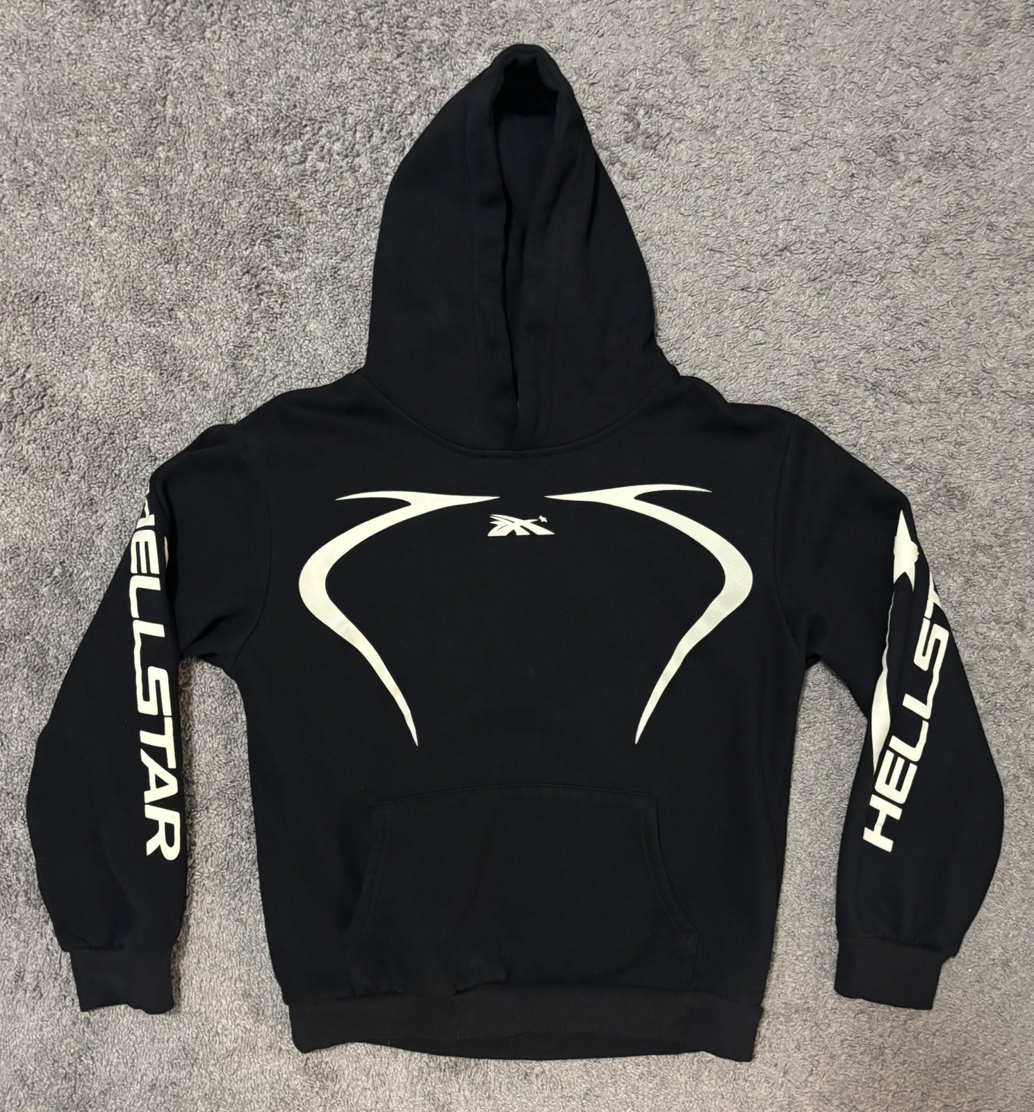 Hellstar Men’s Black Hoodie Size Medium