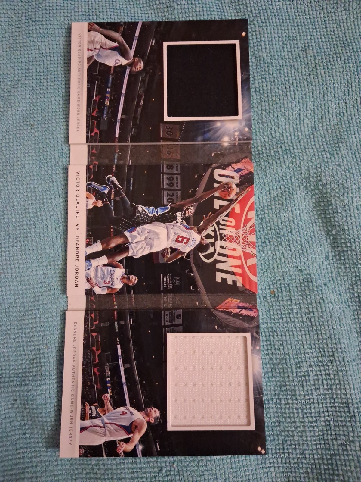 2014-15  Preferred - VS1 on 1 Booklets Victor Oladipo, DeAndre Jordan #26 #/99