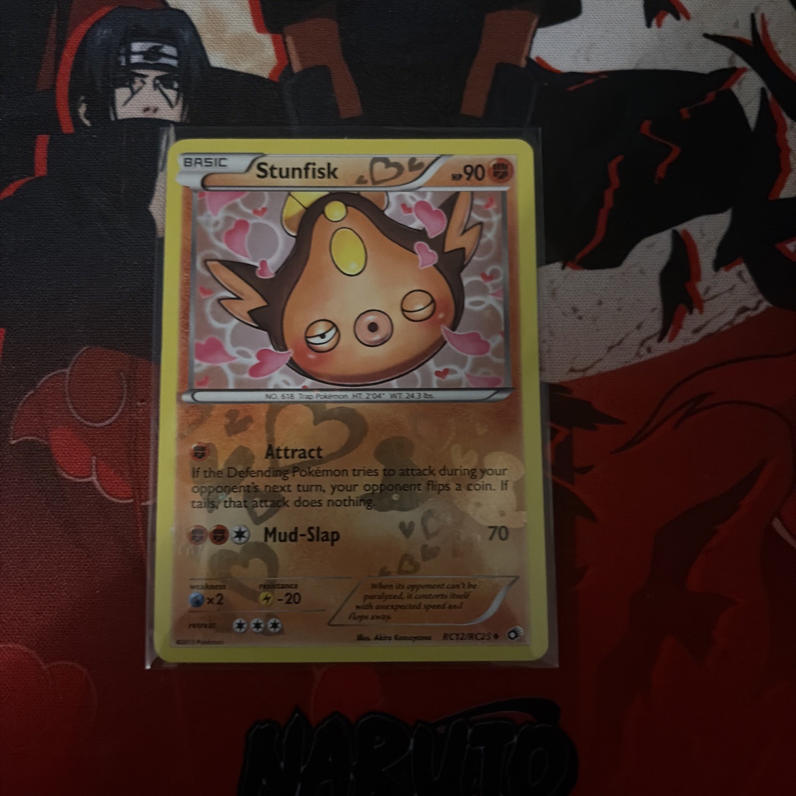Stunfisk RC12/RC25 Legendary Treasures: Radiant Collection Holo Stunfisk RC12/RC25 Legendary Treasures: Radiant Collection Holo