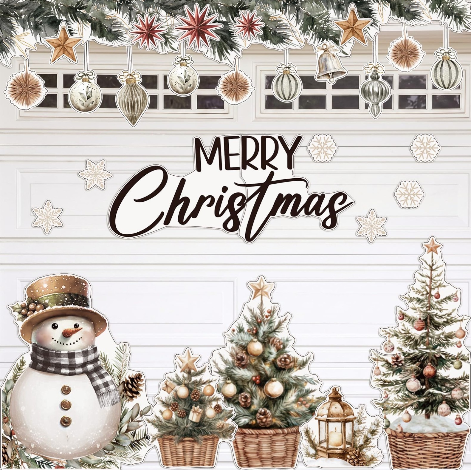 32 Pcs Christmas Garage Door Decorations Magnets,Merry Christmas 32 Pcs Christmas Garage Door Decorations Magnets,Merry Christmas