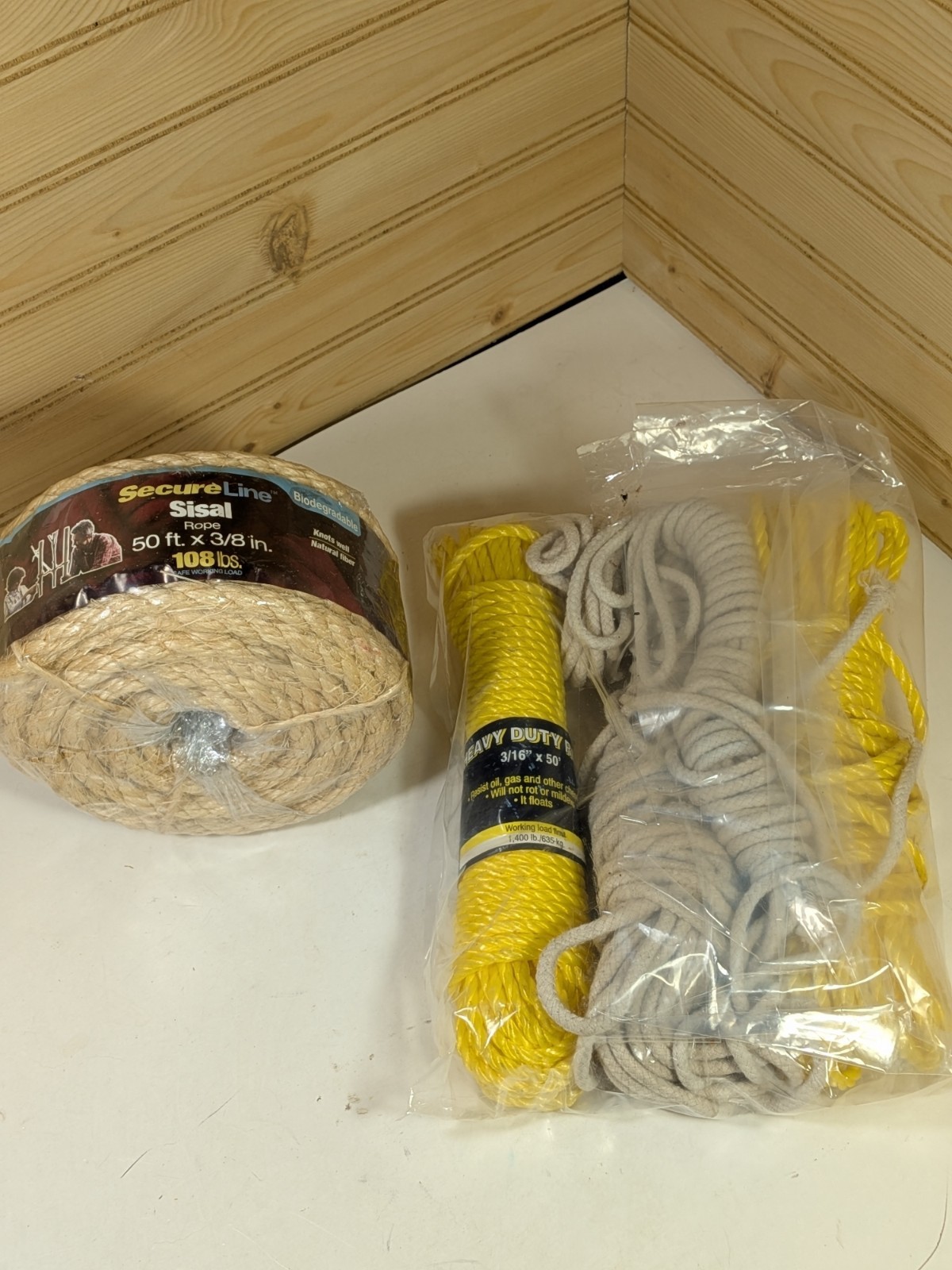 Secure Line Sisal Rope And Heavy Duty Rope. Read Discription Secure Line Sisal Rope And Heavy Duty Rope. Read Discription