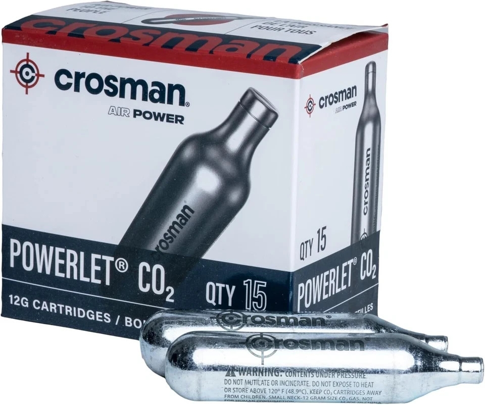 CO2 CARTRIDGE Gun Gas Pellet Airsoft BB Pellet 12 Gram, Crosman CO2 Cartridges
