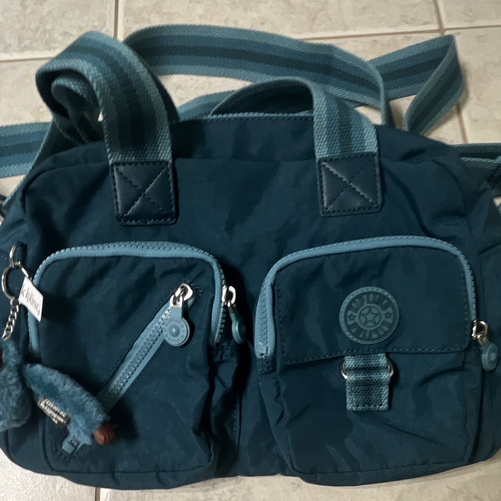 Kipling Small Travel Bag - Deep fern gradient