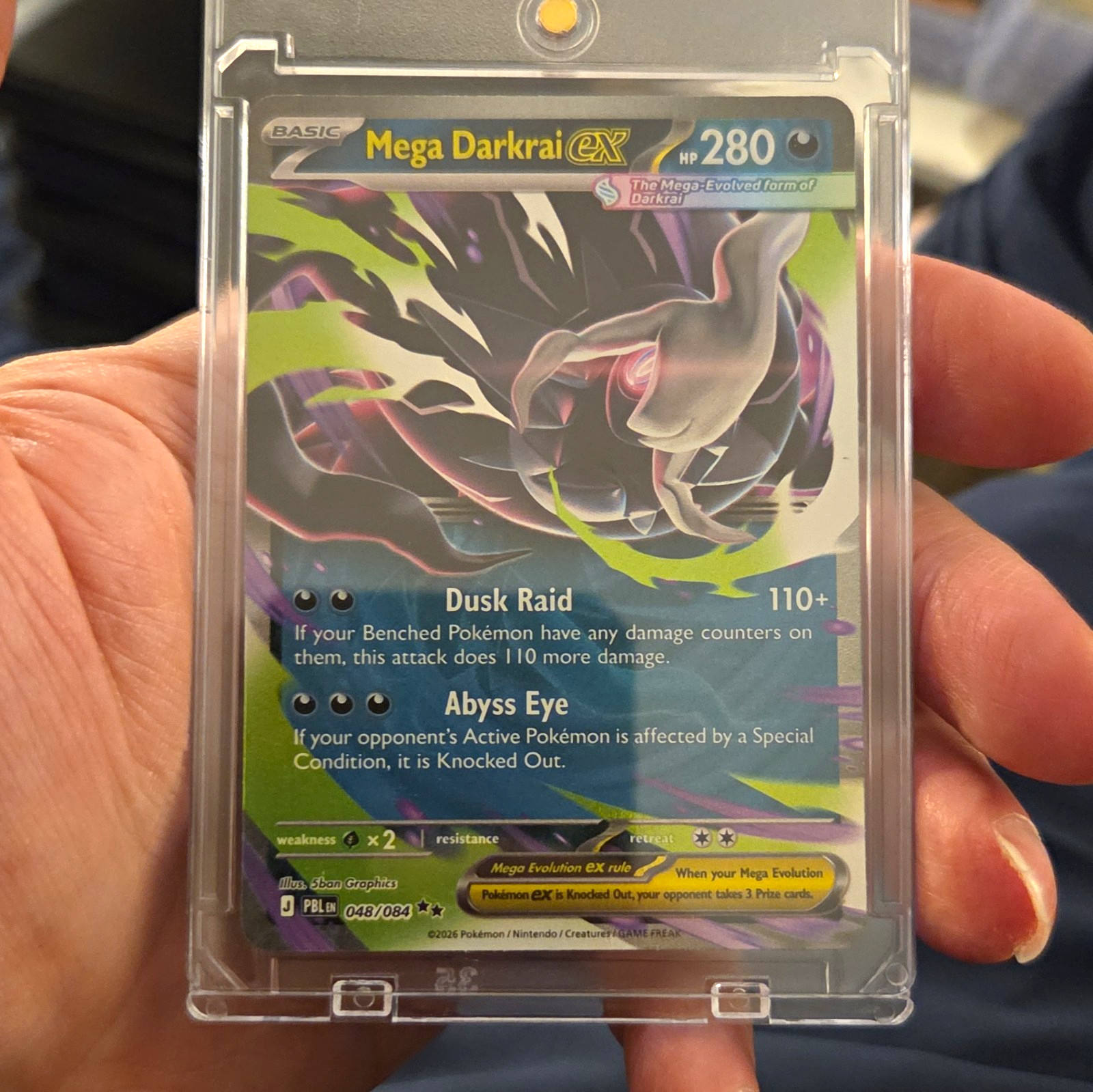 The Pokémon Company Mega Darkrai EX 048/084 BREAKpoint EX Holo EN 2026 280 HP The Pokémon Company Mega Darkrai EX 048/084 BREAKpoint EX Holo EN 2026 280 HP