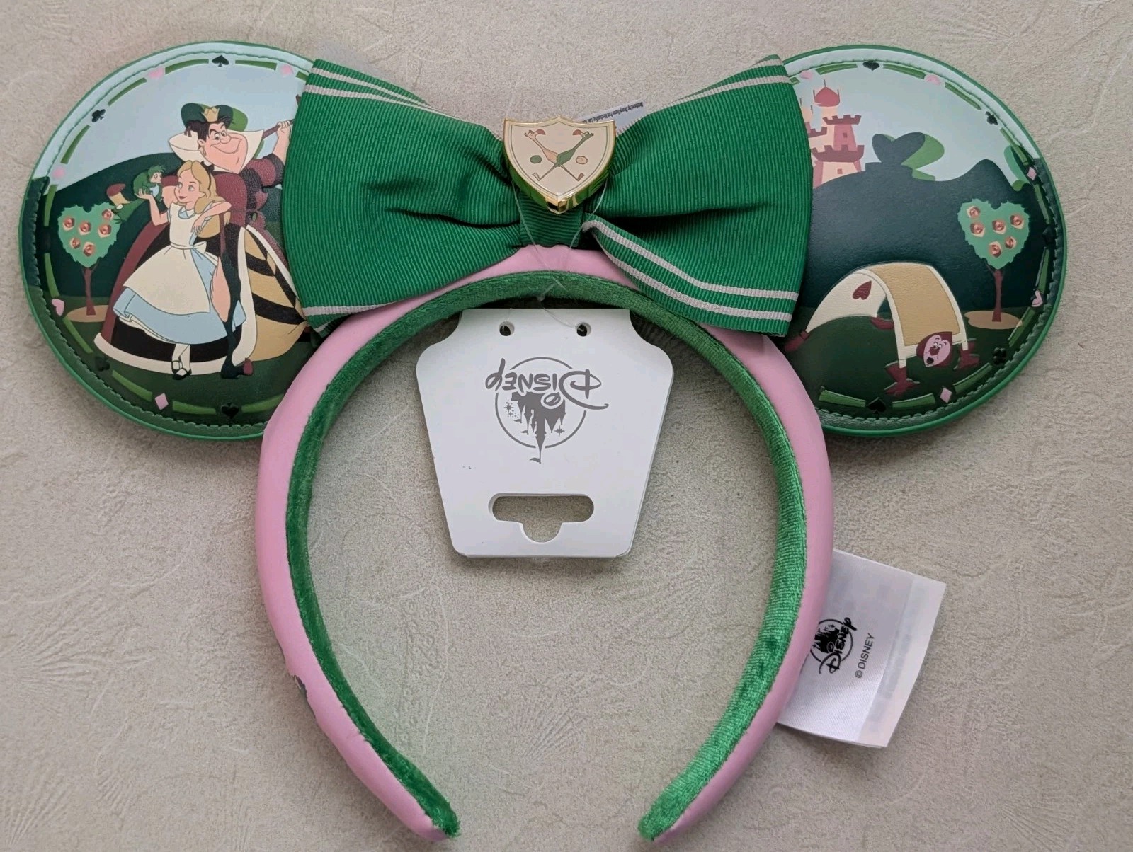 Disney 2026 D23 Expo Alice in Wonderland 75th Anniversary Ears Headband New Disney 2026 D23 Expo Alice in Wonderland 75th Anniversary Ears Headband New