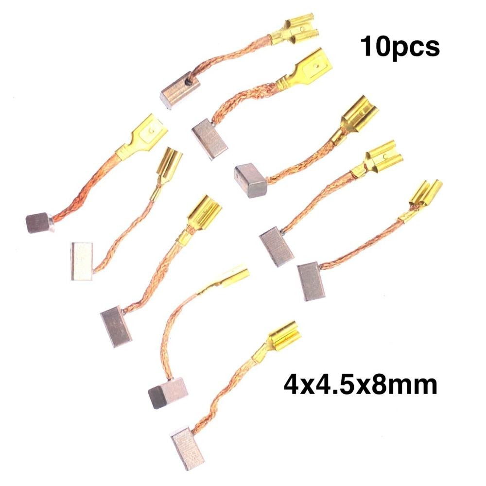10pcs for Toyota glass lift motor carbon brush 4*4.5*8 side socket US STOCK 10pcs for Toyota glass lift motor carbon brush 4*4.5*8 side socket US STOCK
