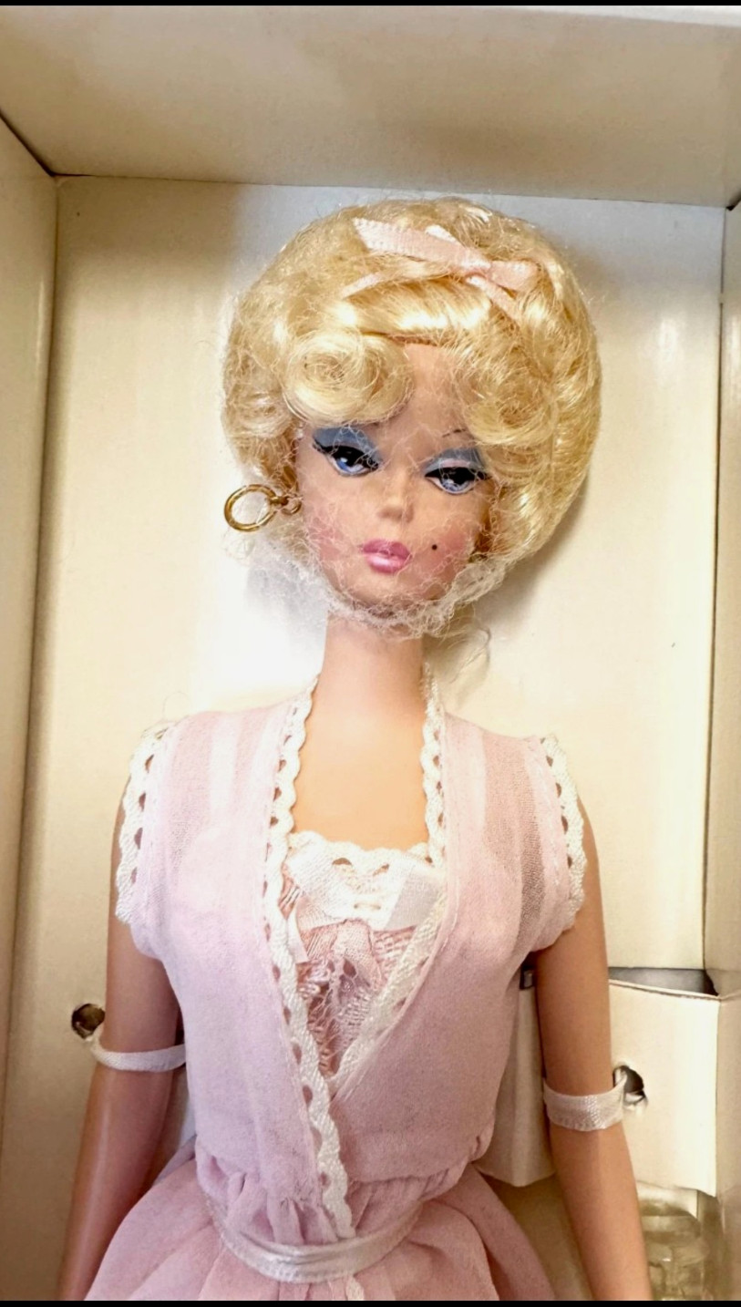 Mattel Barbie Fashion Model Collection Limited Edition Blonde Pink Dress Doll