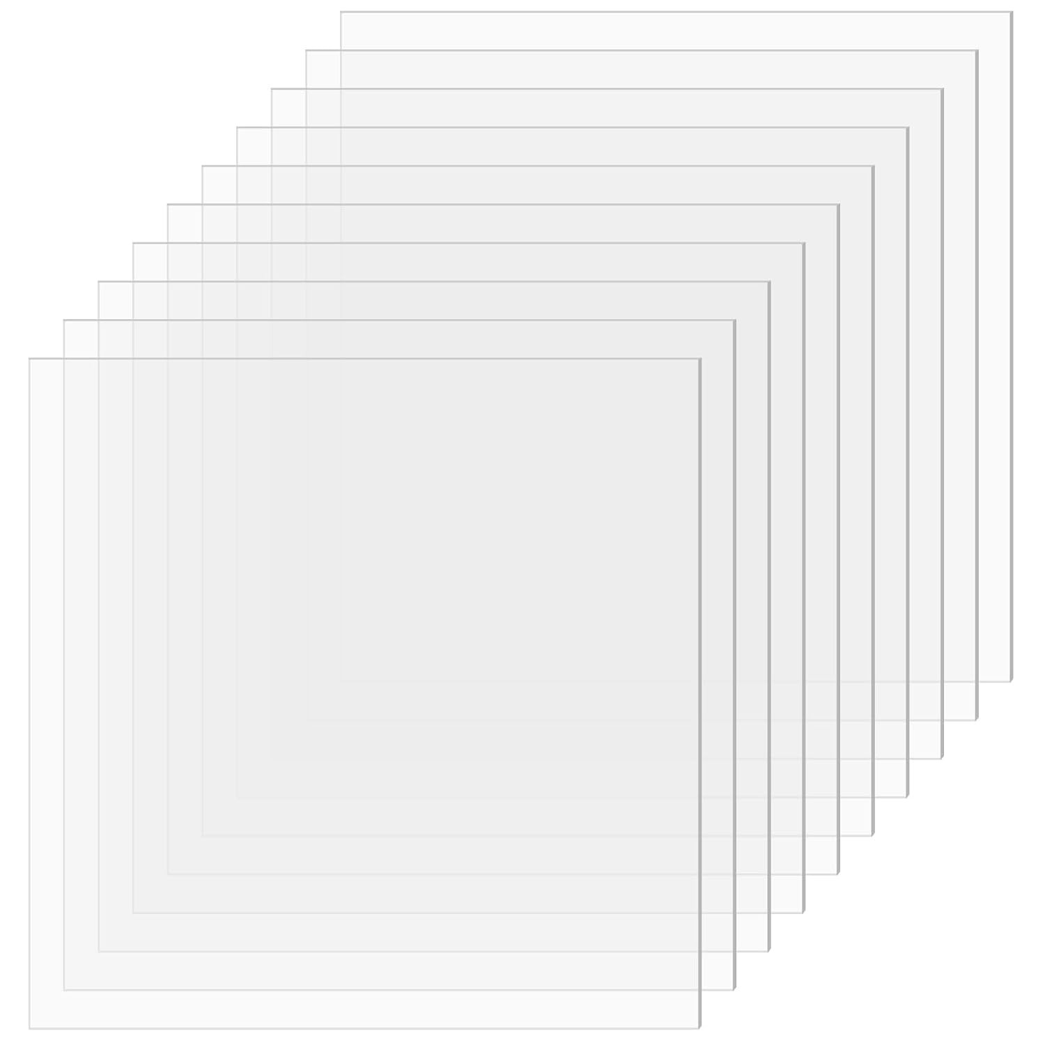 Clear Plastic Sheet, 5 PCS 12\ Clear Plastic Sheet, 5 PCS 12\