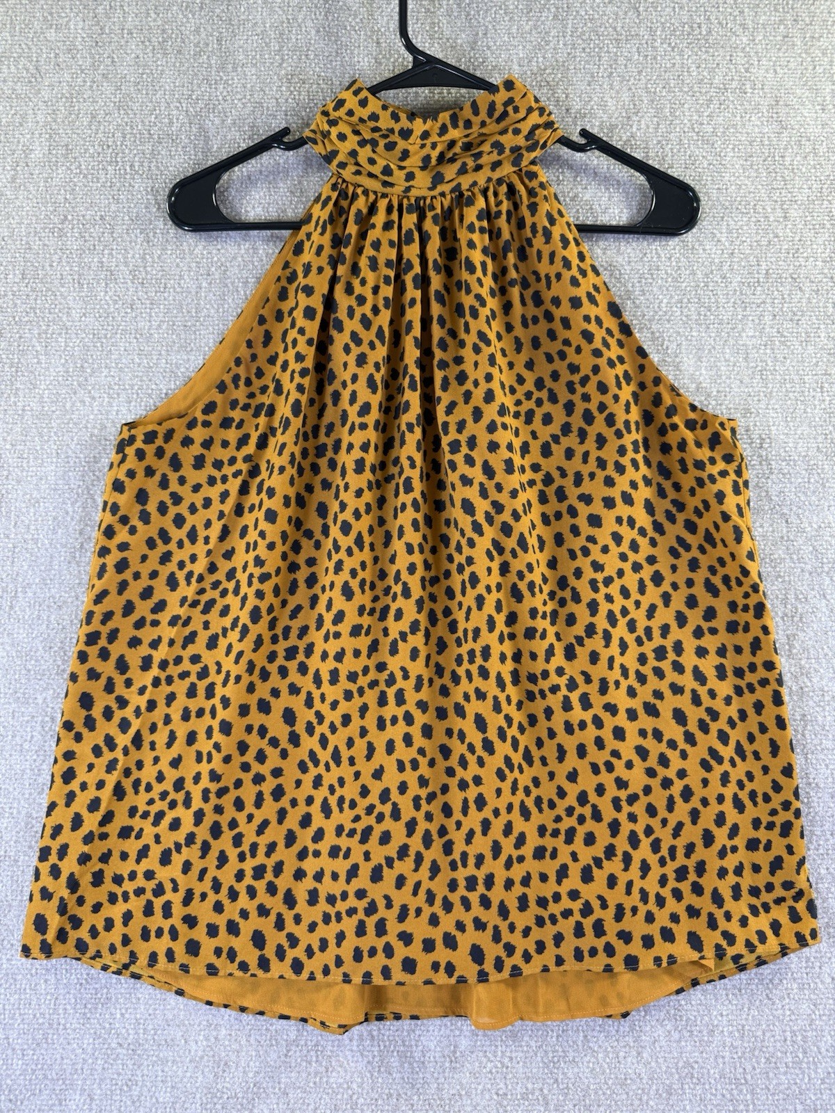 Joie Womens Erola Halter Sleeveless Blouse Chic Copper Cheetah Print Size S Joie Womens Erola Halter Sleeveless Blouse Chic Copper Cheetah Print Size S