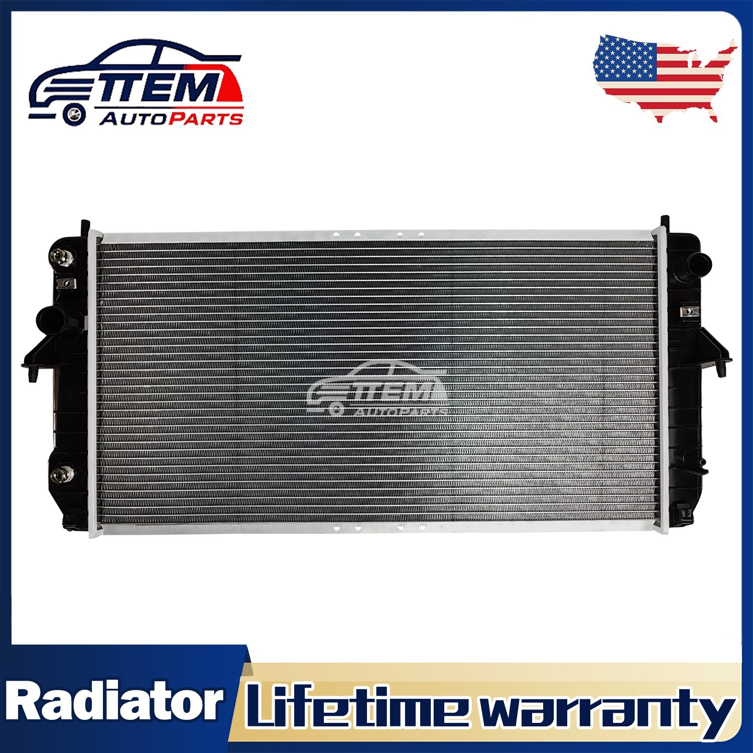For 2001-2004 Cadillac Seville 4.6L AT Radiator Factory Style Aluminum Core 2513