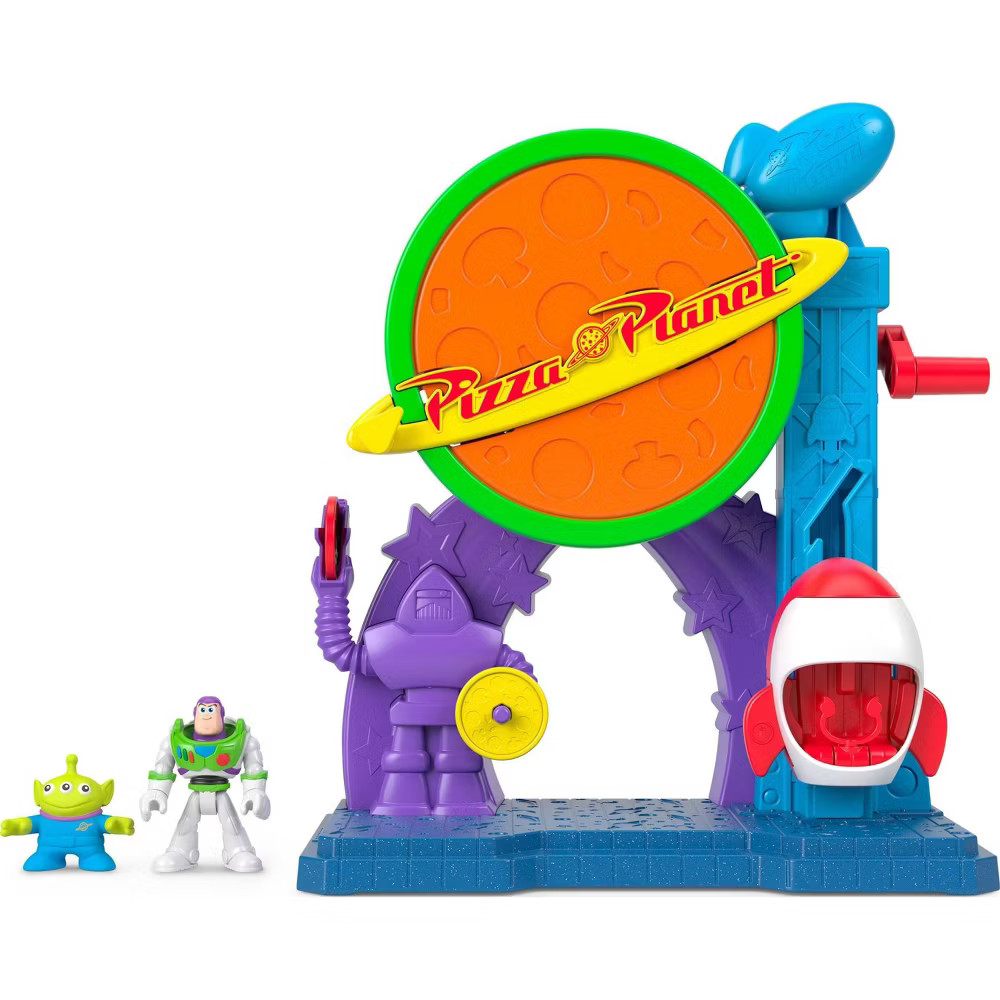 Imaginext Disney and Pixar Toy Story Pizza Planet Playset with Action Figure
