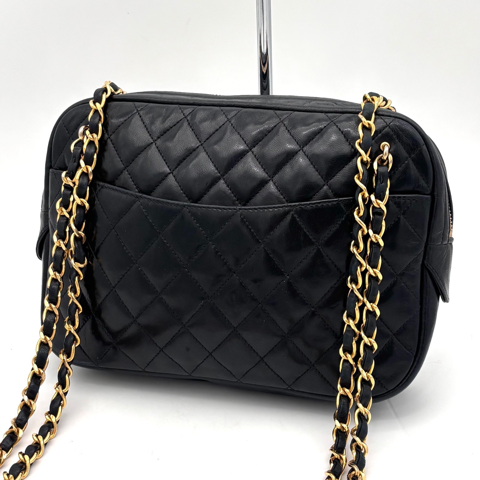 CHANEL Chain Shoulder Matelasse Camera Bag 301J8805