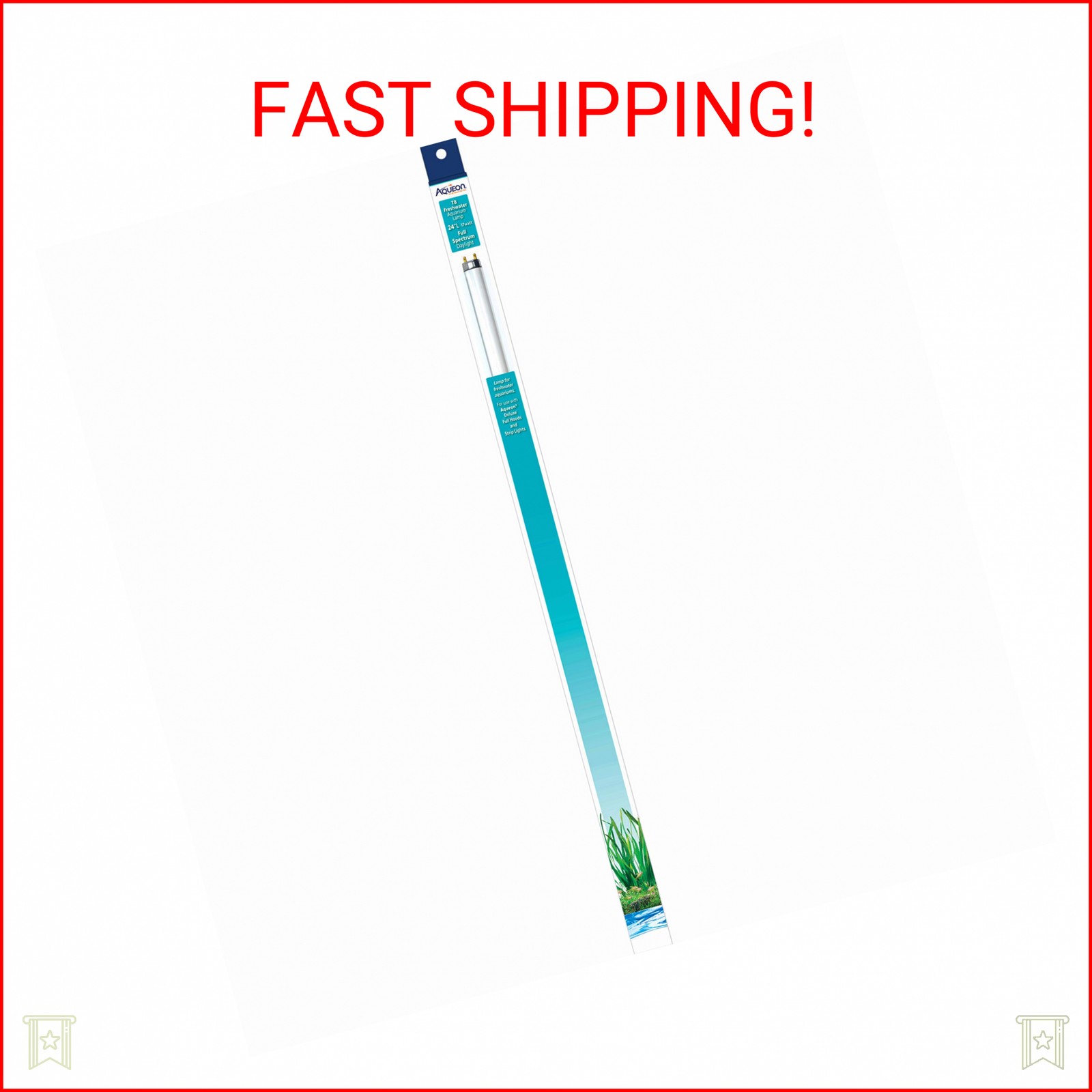 Aqueon T8 Fluorescent Lamp Replacements Daylight 24 Inches