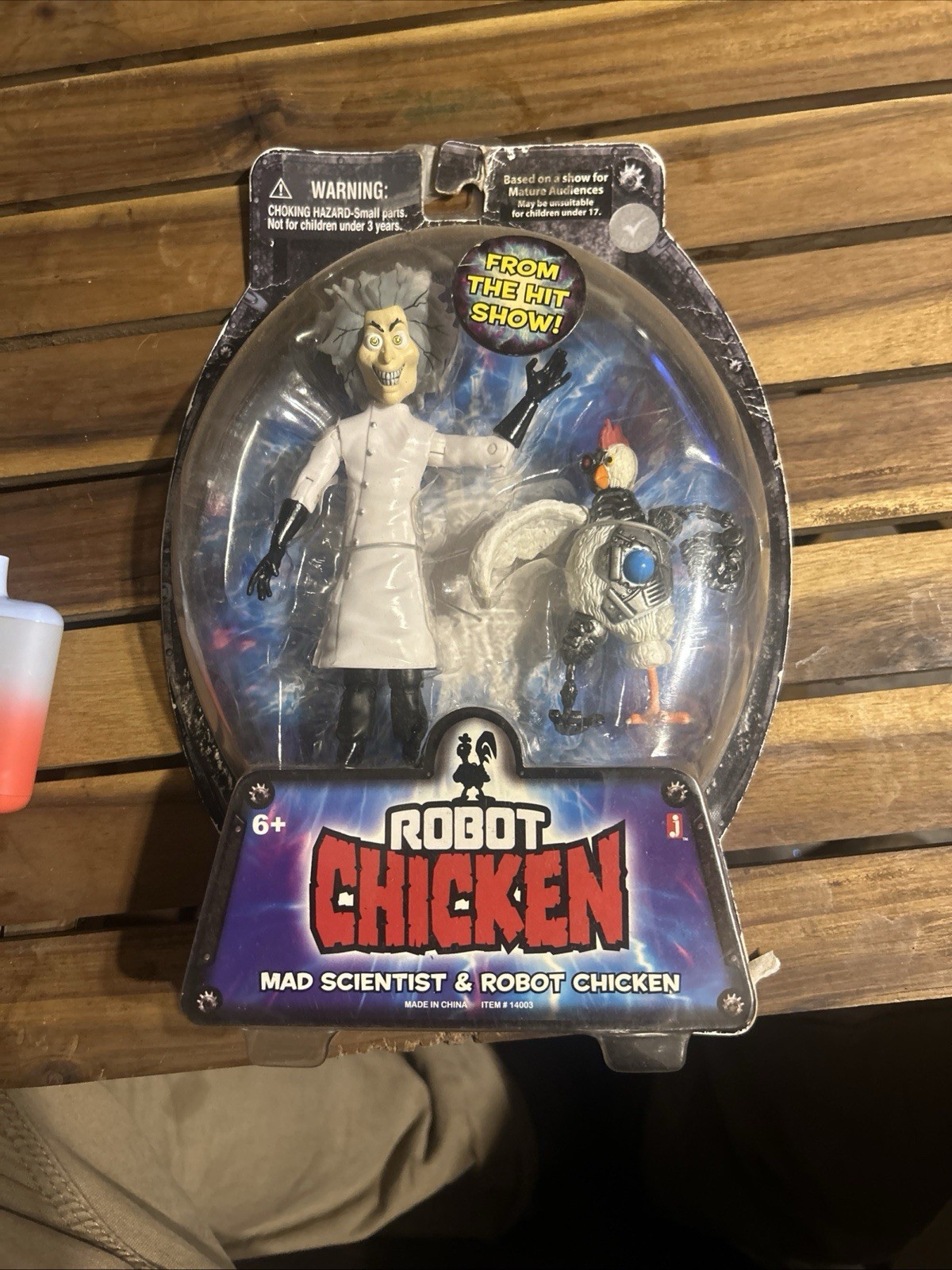 Jazwares Robot Chicken 2010 Mad Scientist and Robot Chicken
