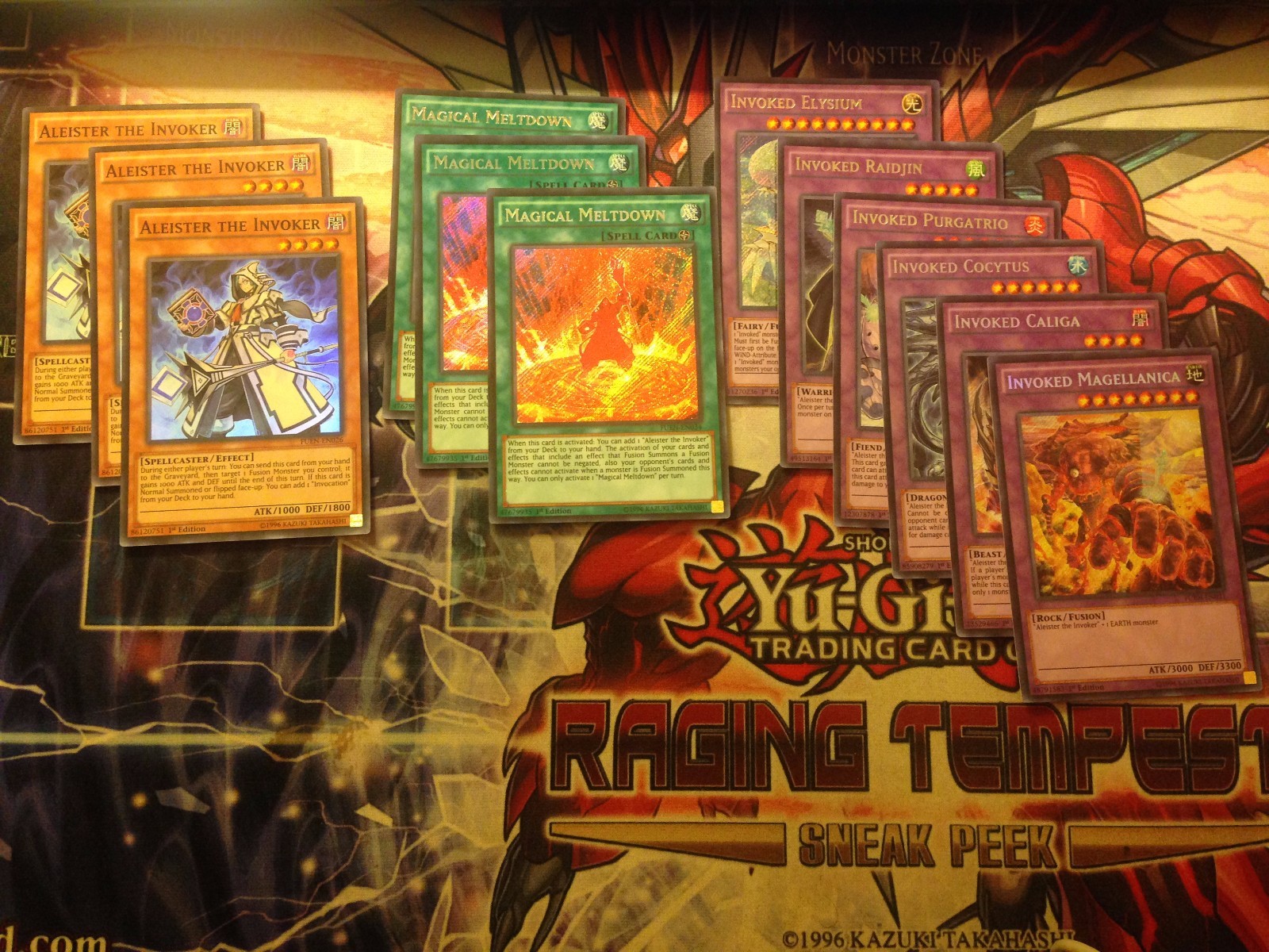 *** INVOKED CORE *** MELTDOWN, ALEISTER, RAIDJIN FUEN-EN026, EN034, EN028 YUGIOH