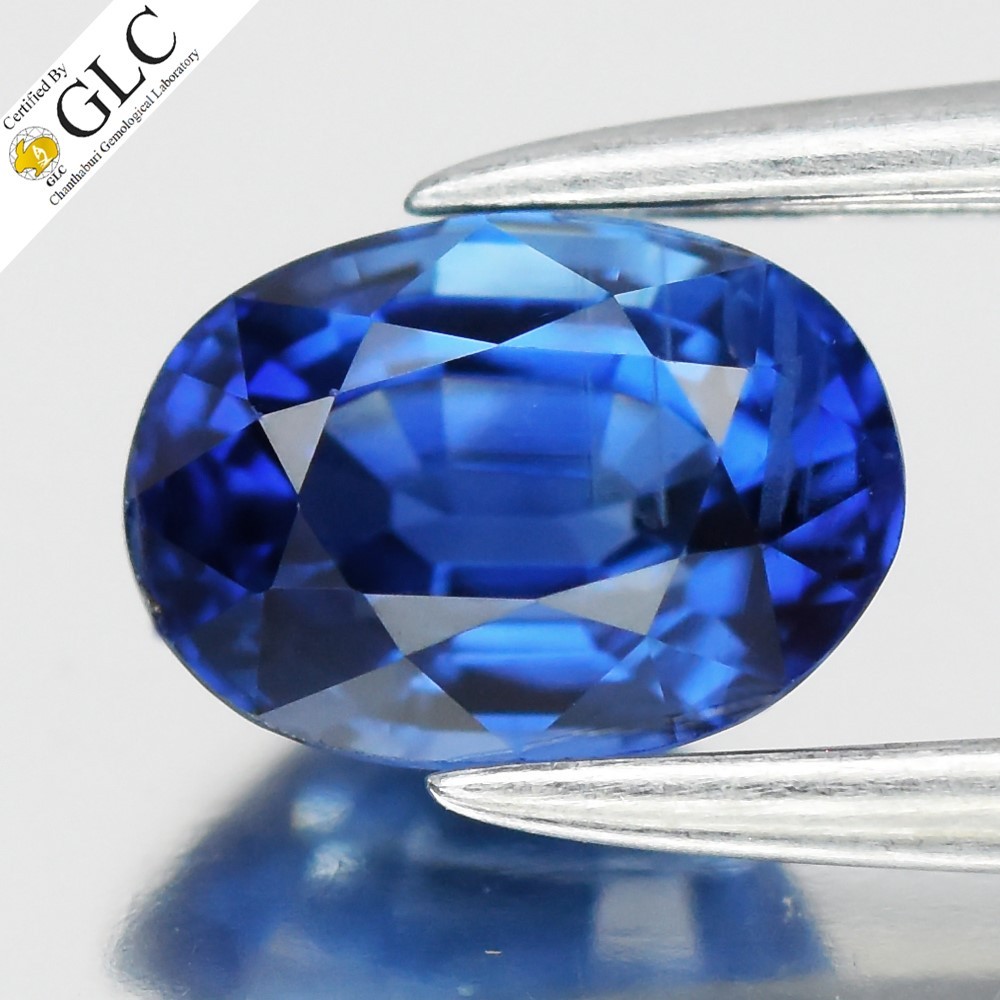 💎 GLC CERTIFIED 0.80ct VVS Oval Natural Blue Sapphire - Heated, Africa Gemstone