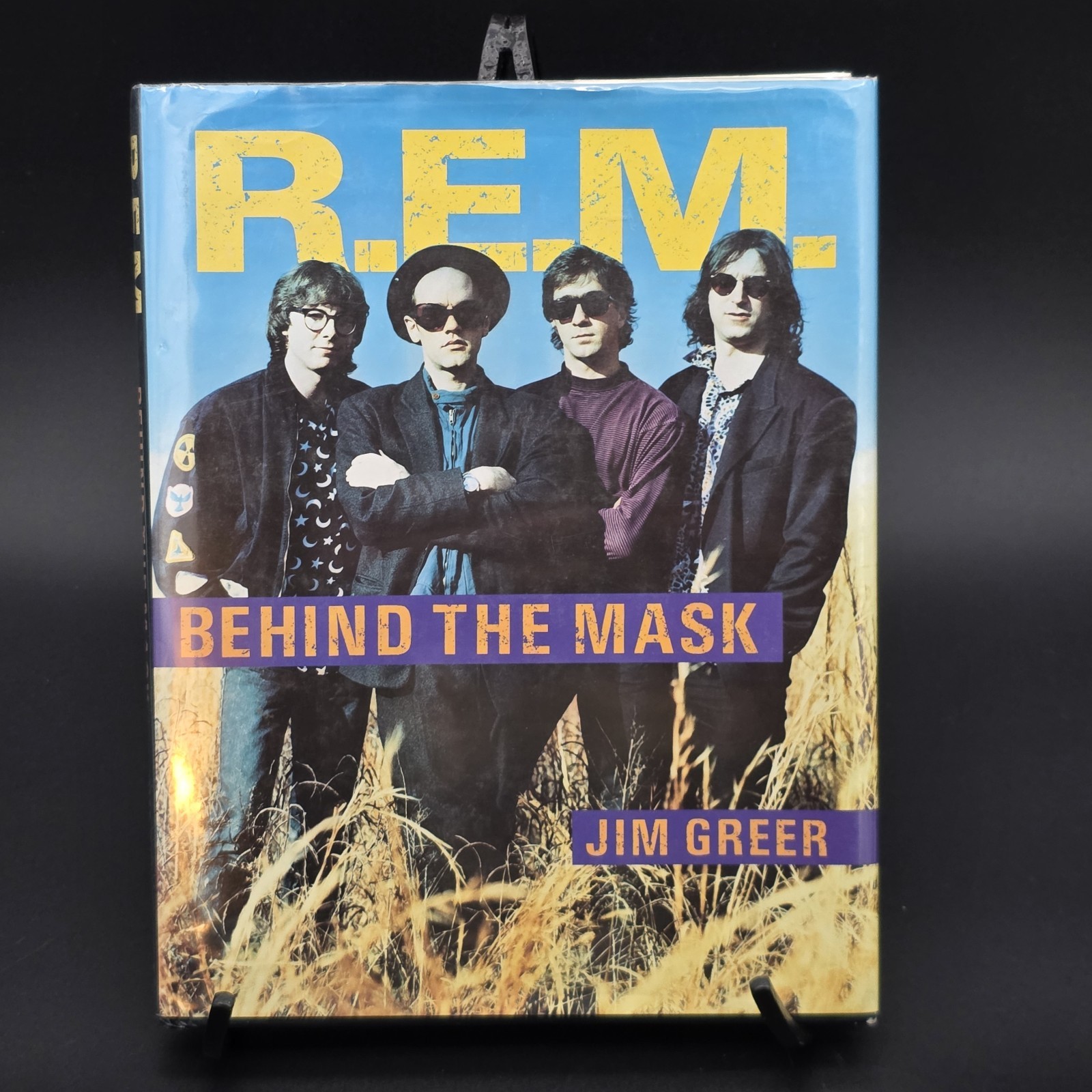 R.E.M. Behind the Mask-Jim Greer (1992) First American Edition Hardcover 