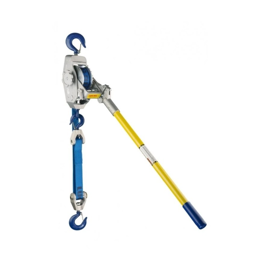 Lug‑All 4‑A 2‑Ton Industrial Web Strap Hoist Come Along Ratchet