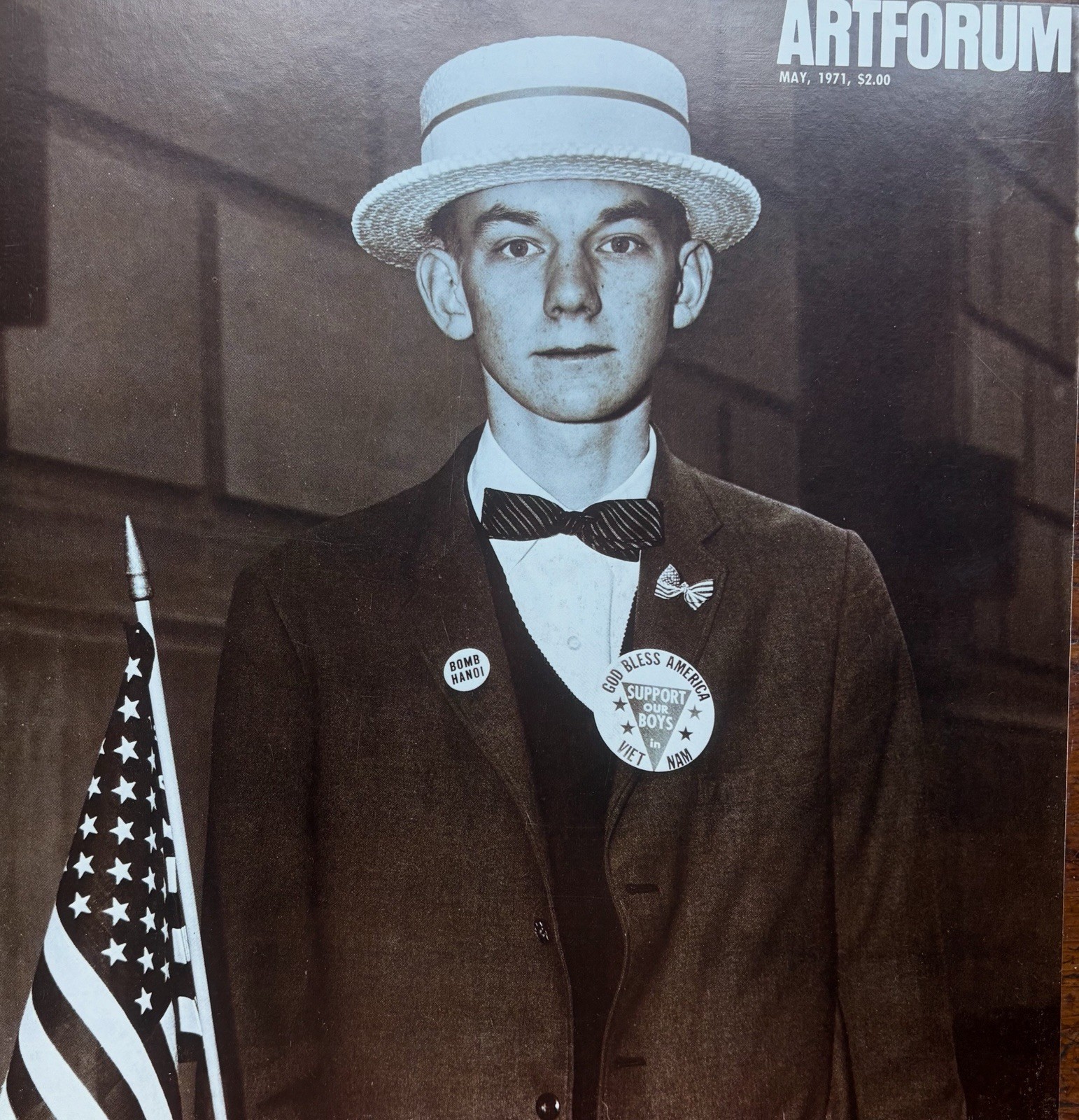 Artforum, May 1971 Issue With Cover By Diane Arbus Artforum, May 1971 Issue With Cover By Diane Arbus