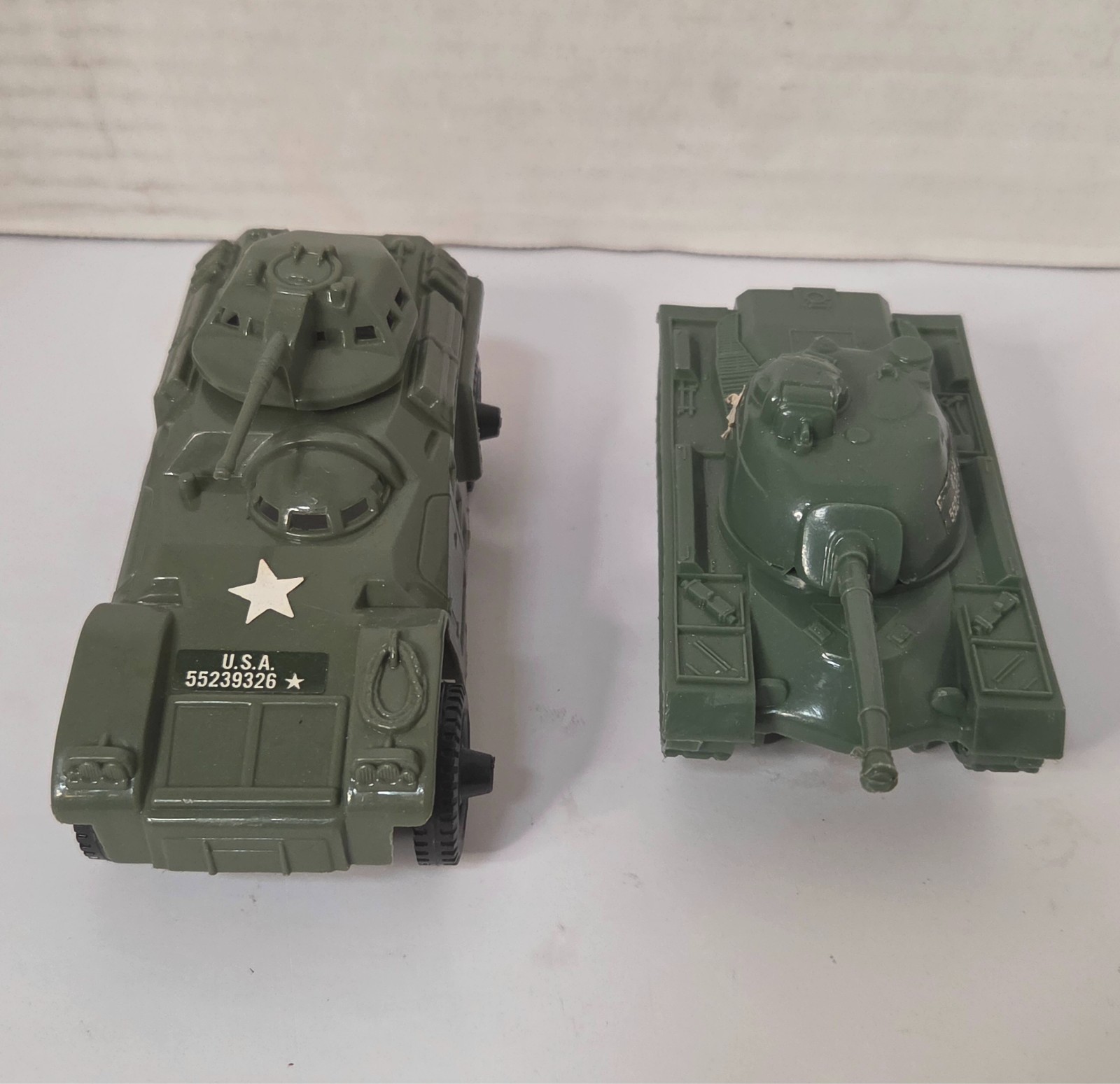 Vintage Plastic Tank Toys