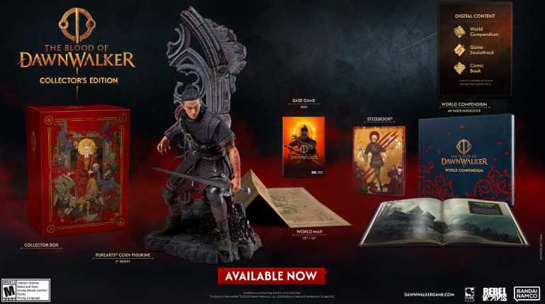 THE BLOOD OF DAWNWALKER Collectors Edition PS5 + Xbox + PC 