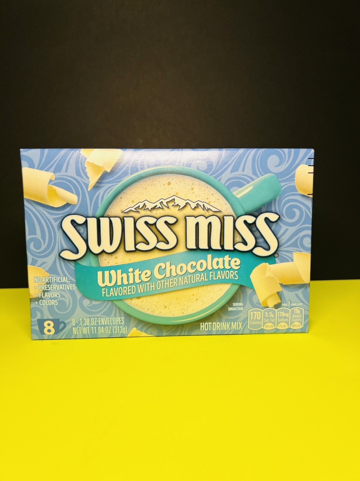 🔥 New Exclusive Swiss Miss White Chocolate Vanilla Cocoa Mix Box 11.04oz