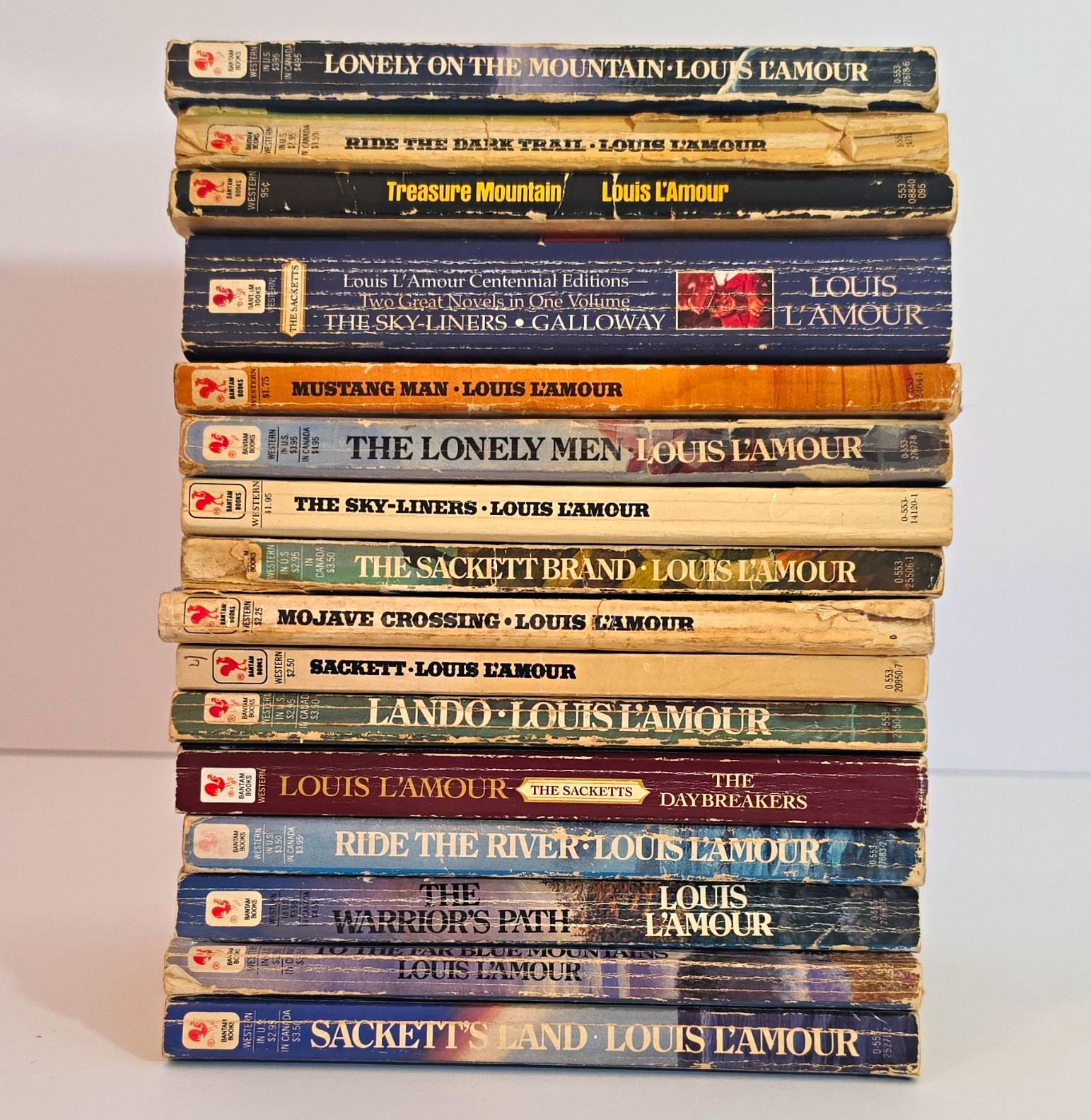 Louis L\'Amour The Sacketts 15.5 Paperback Books