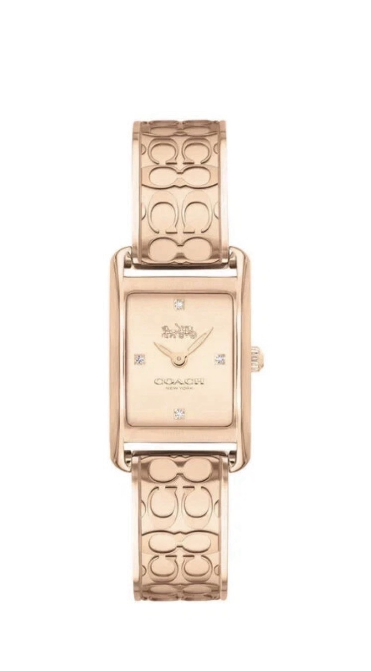 Brand New Coach Allie Women\'s Rose Gold 19mm Bangle Watch 14503382 Brand New Coach Allie Women\'s Rose Gold 19mm Bangle Watch 14503382