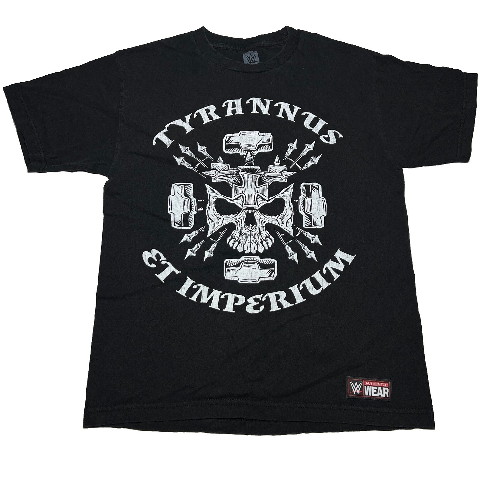WWE Authentic Triple H Tyrannus Et Imperium T-Shirt Skull Sledgehammer Wrestling WWE Authentic Triple H Tyrannus Et Imperium T-Shirt Skull Sledgehammer Wrestling