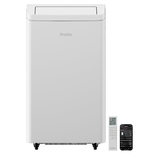 GE PROFILE 450 SQ. FT. 10,000 BTU SMART PORTABLE AIR CONDITIONER - WHITE