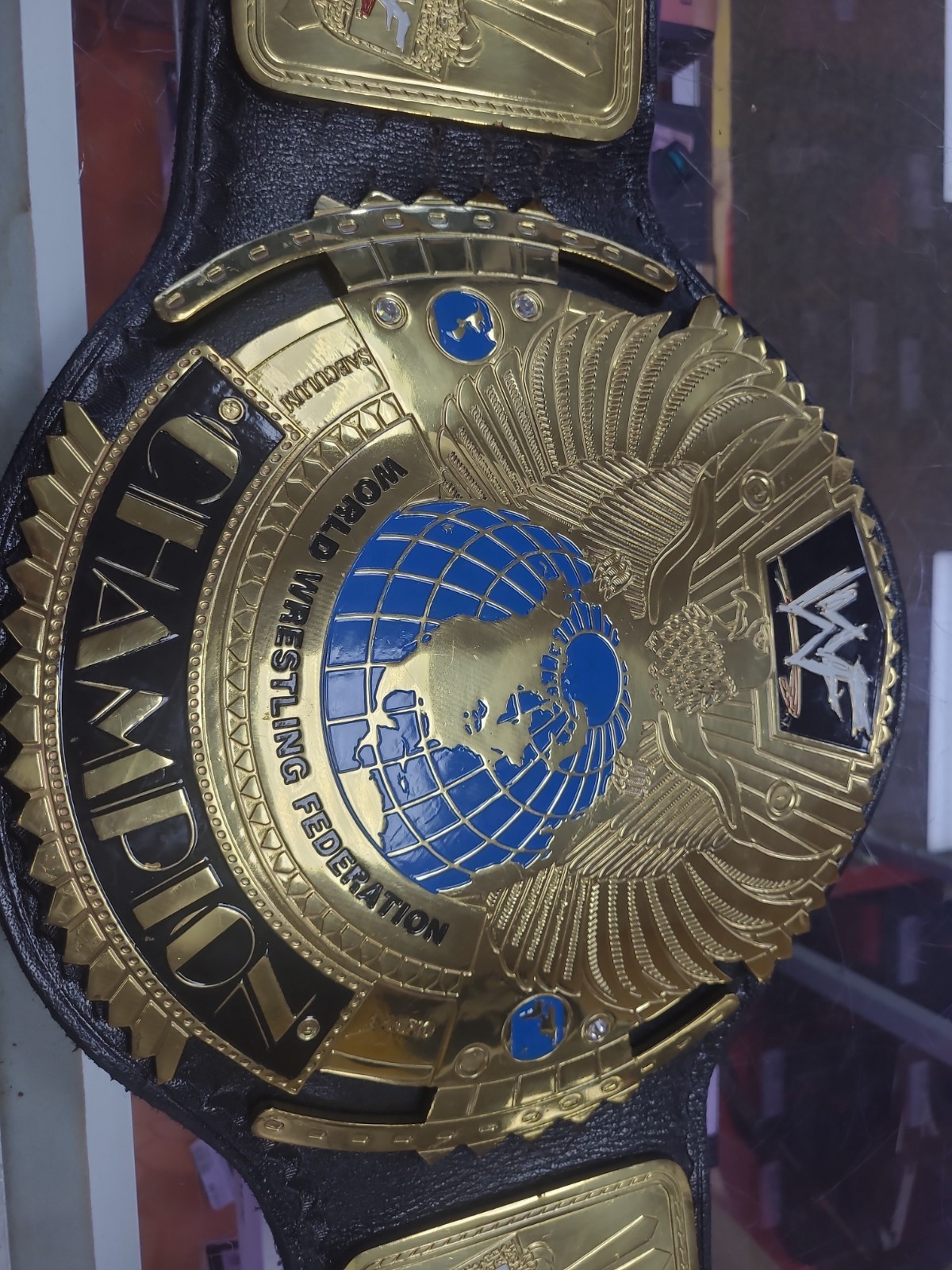 Big Eagle Attitude Era World Championship Belt 4mm Big Eagle World Wrestling Big Eagle Attitude Era World Championship Belt 4mm Big Eagle World Wrestling