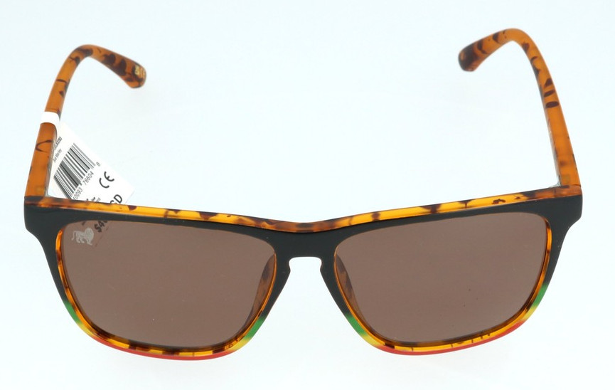 Knockaround Fast Lanes Bob Marley Square Polarized Sunglasses COLB3203 56-15-142
