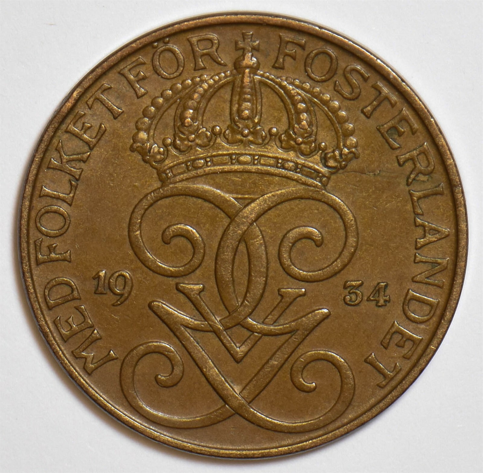 Sweden 1934 5 Ore 240630 combine shipping